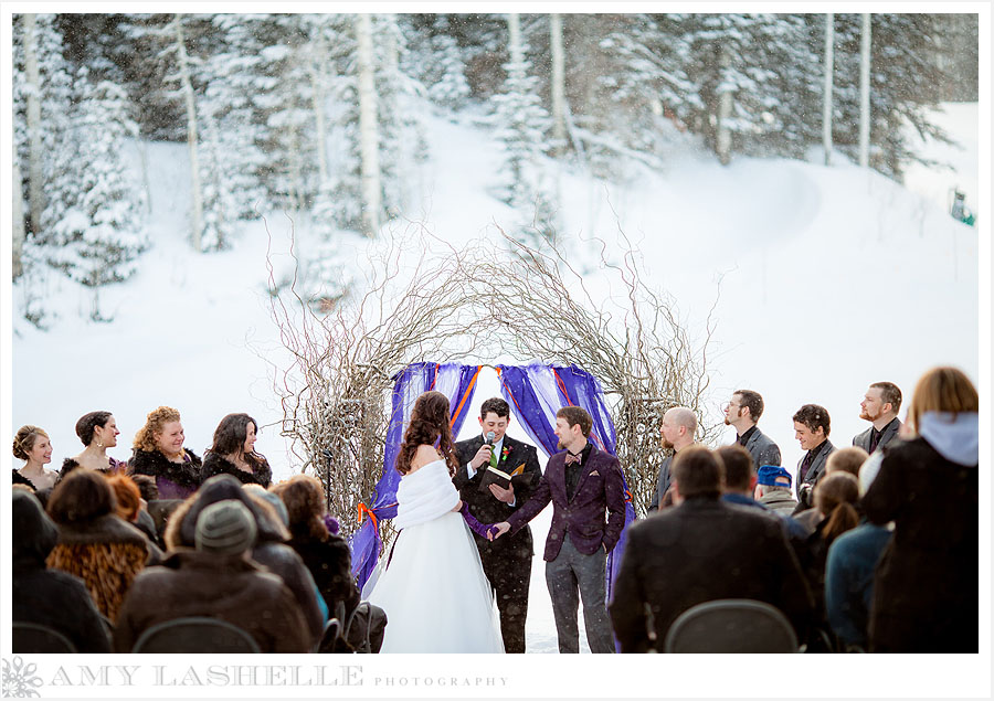 Lauren & Stuart’s Wedding: Part 1  Red Pine Lodge  The Canyons Winter Wedding