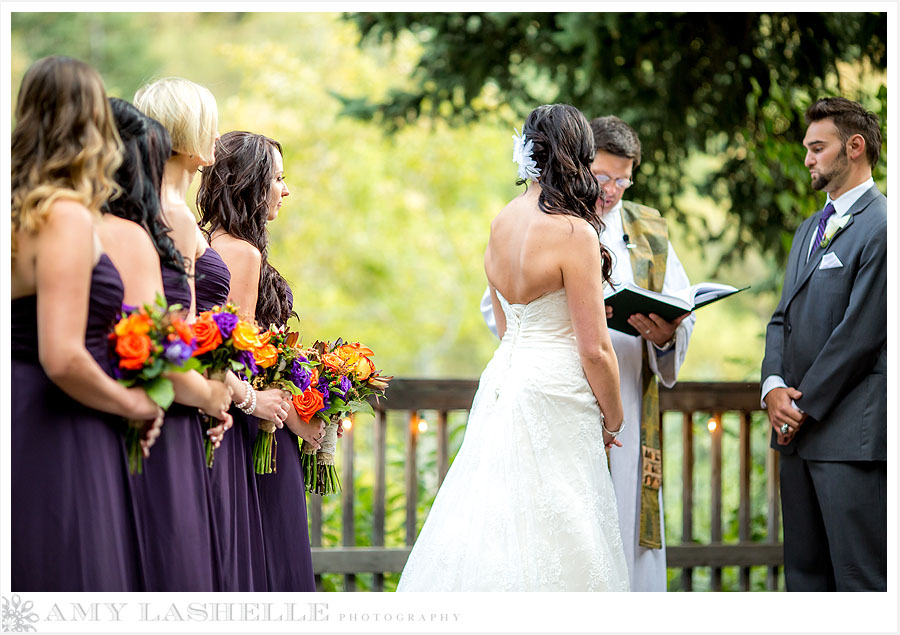 millcreek canyon log haven wedding