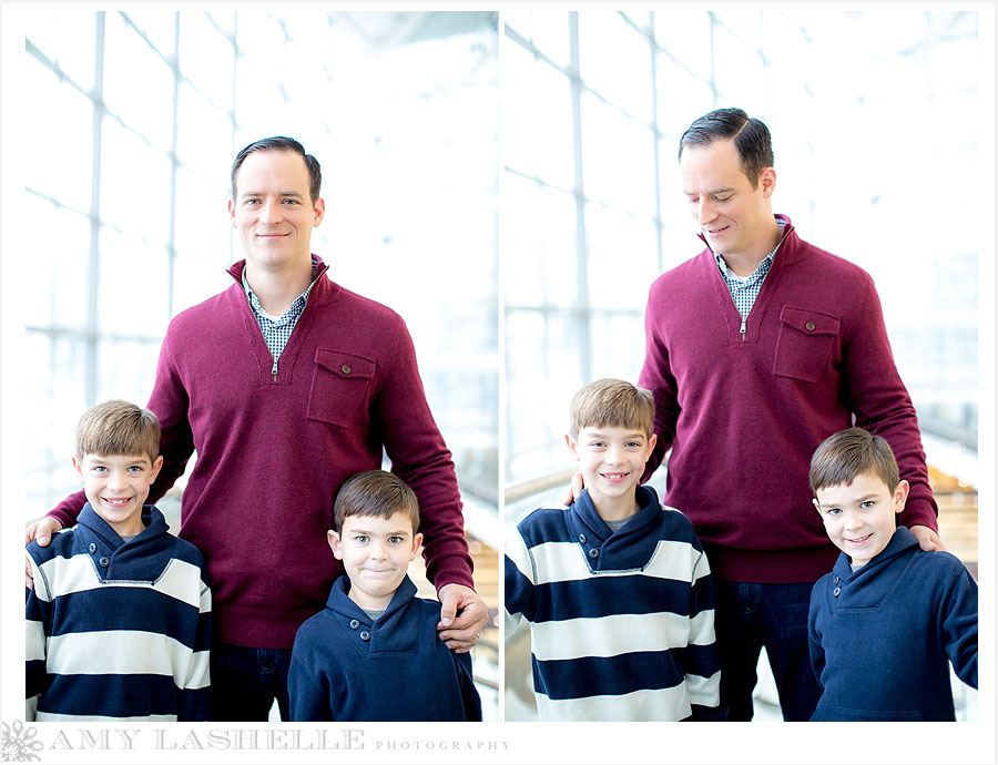 winter family photographs salt lake city downtown library