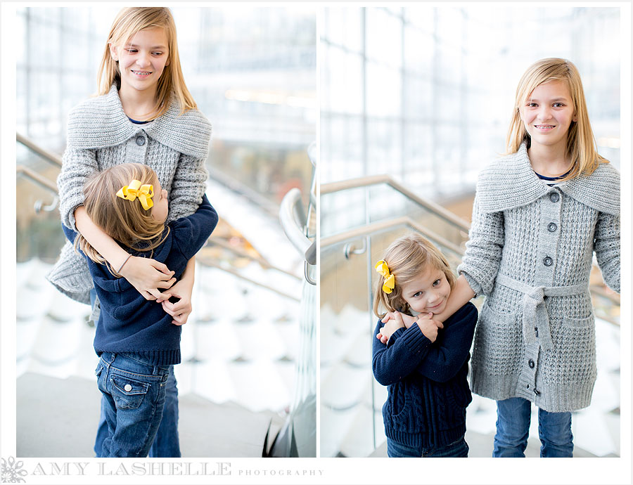 winter family photographs salt lake city downtown library