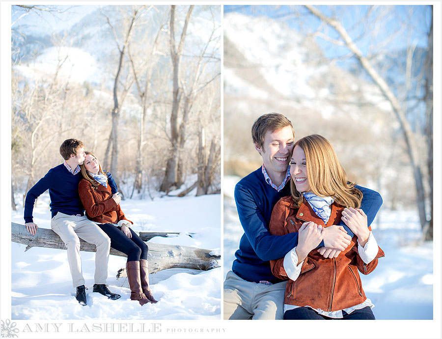 Salt Lake City Engagement Photography Snow