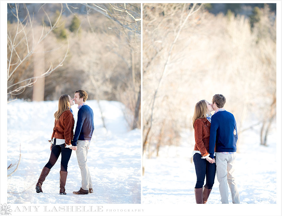 Salt Lake City Engagement Photography Snow