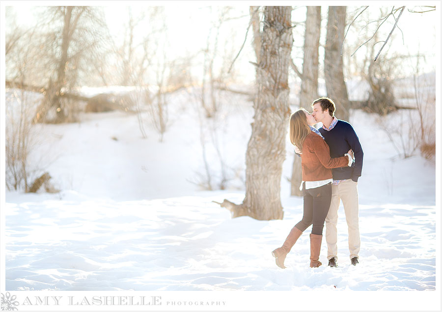 Salt Lake City Engagement Photography Snow