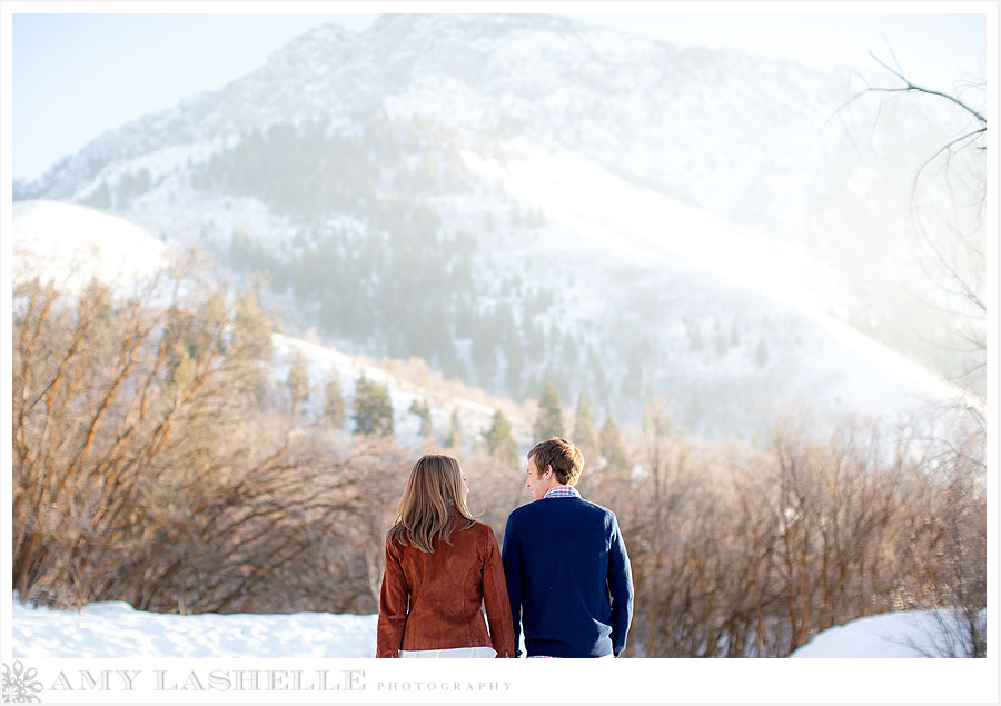 Salt Lake City Engagement Photography Snow