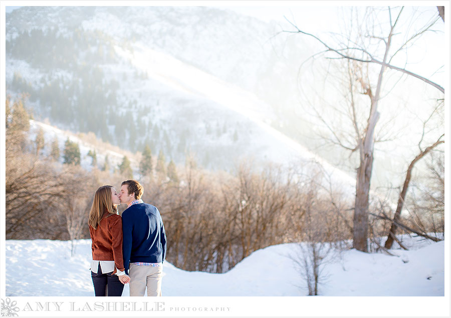 Salt Lake City Engagement Photography Snow