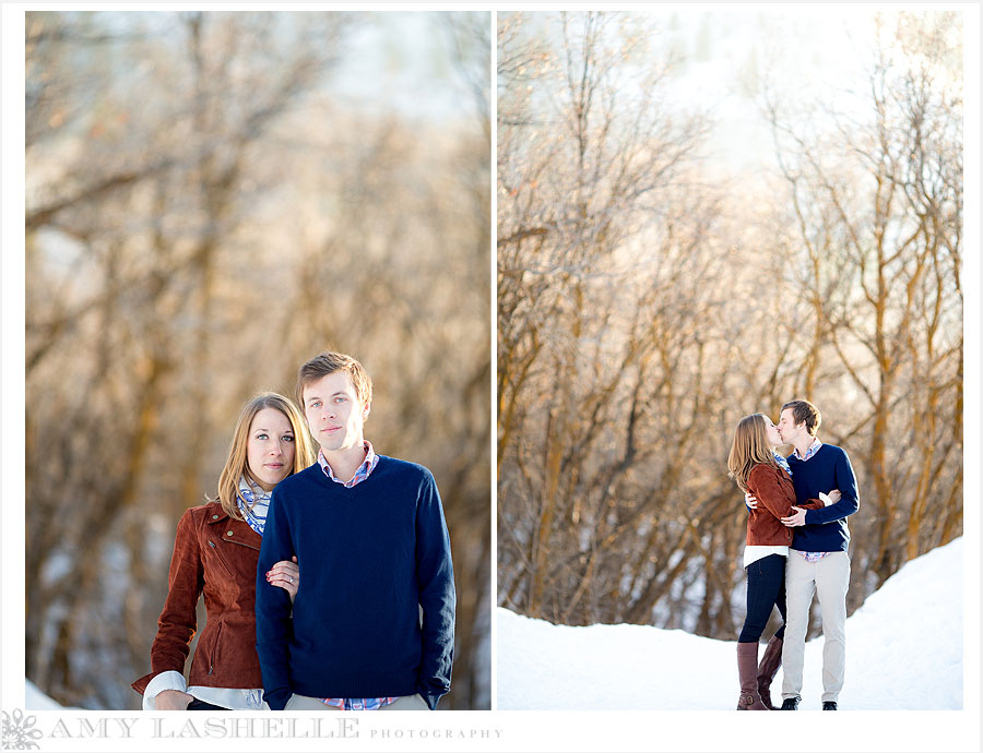 Salt Lake City Engagement Photography Snow