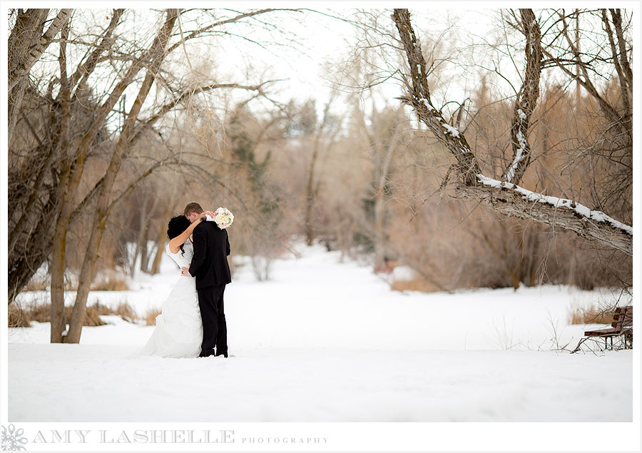 salt lake city winter bride