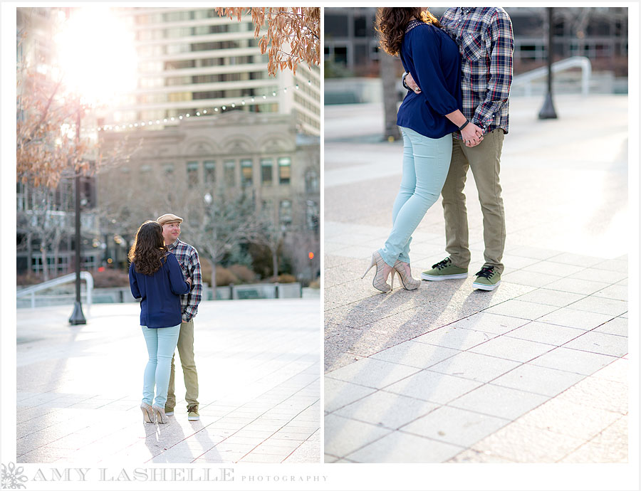 downtown salt lake city engagement photos by amy lashelle photography