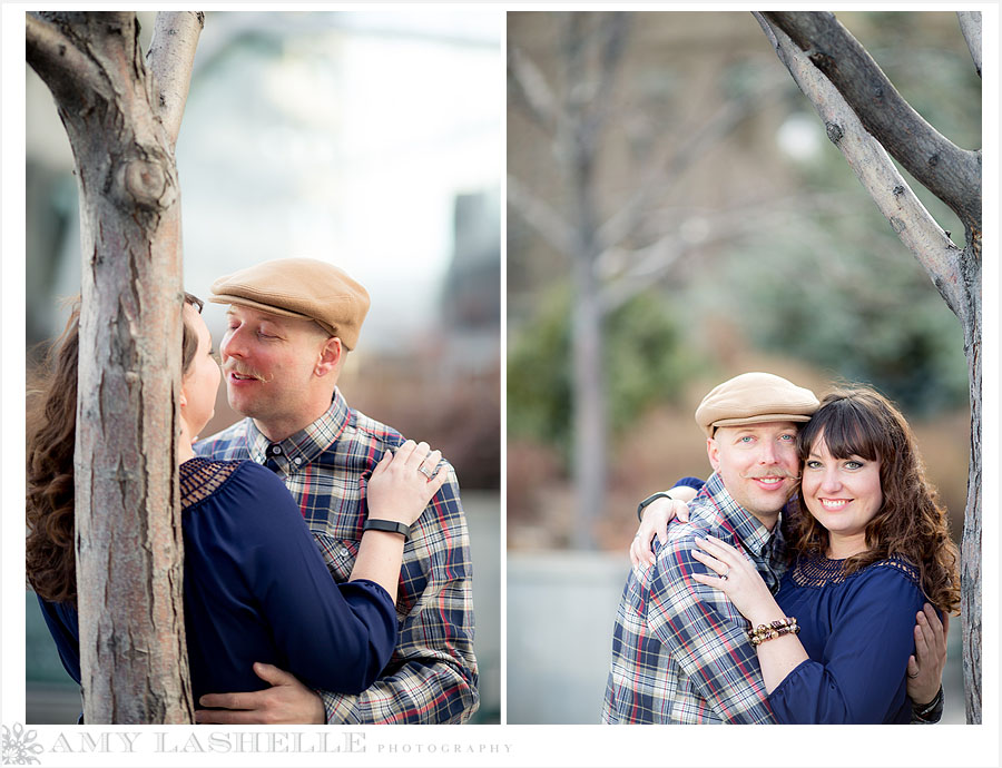 downtown salt lake city engagement photos by amy lashelle photography