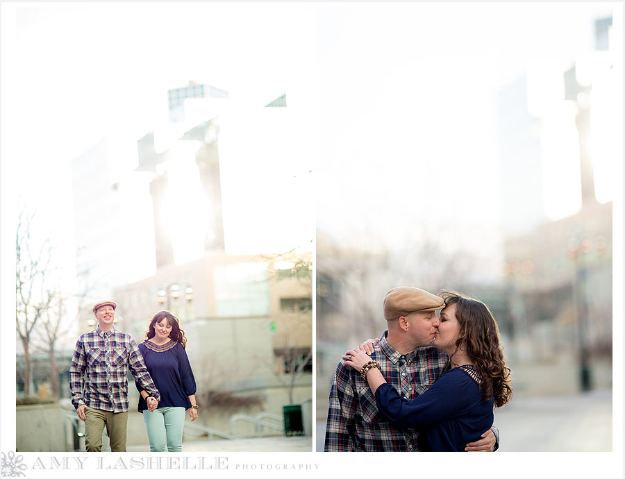 downtown salt lake city engagement photos by amy lashelle photography