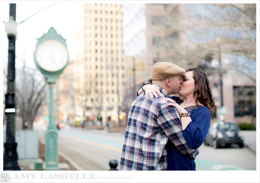 Tara & Jed  Engagements  Downtown Salt Lake City