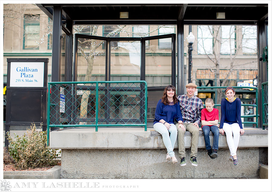 Tara, Jed & Family  Family Photos  Downtown Salt Lake City