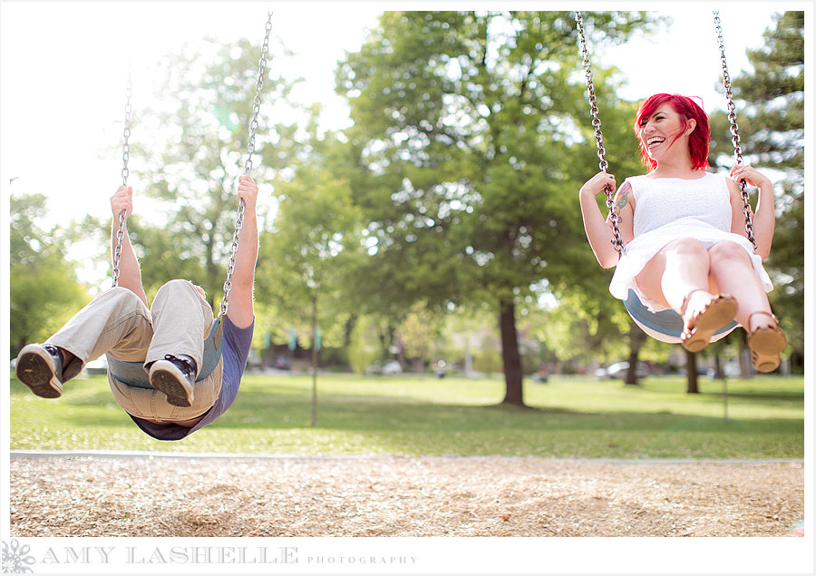 Liberty Park Engagements  Salt Lake City   Jessica & Jacob