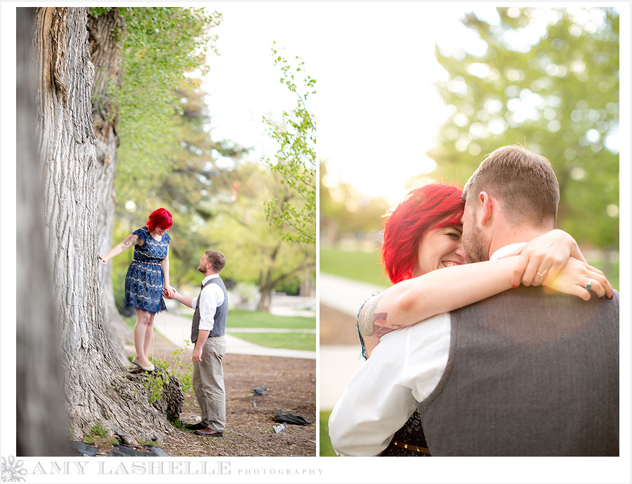 Liberty Park Engagement Photos