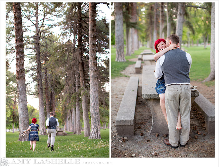 Liberty Park Engagement Photos